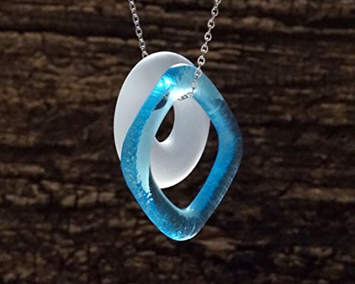 Gin and Tonic Necklace - Recycled Bombay Sapphire and Tonic Water Bottle Pendant