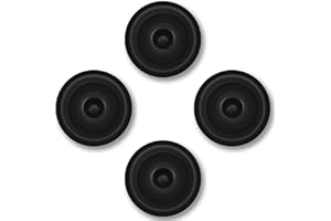 RUGGED TRAIL PRODUCTS 4-Pack EZ-Lube Axle Grease Plugs - Trailer Hub Cap Rubber Plugs, 1.986" I.D. Metal Dust Cap, Fits 2000-3500 lb Axles