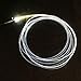 3mm 5meters/16ft PMMA Optic Fiber Cable Side Glow with 12V 1.5W LED Aluminum Illuminator Light Source for Home Car DIY (White)