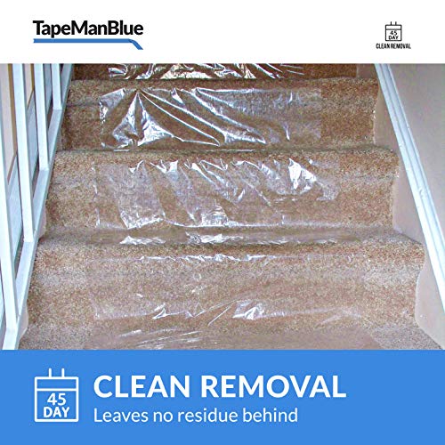 Carpet-Protection-Film-24-x-200-roll-Made-in-The-USA-Easy-Unwind-Clean-Removal-Strongest-and-Most-Durable-Carpet-Protector-Clear-Self-Adhesive-Surface-Protective-Film