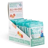 SmartyPants On-The-Go PreNatal Complete Gummy Vitamins: Multivitamin, Folate (Methylfolate), Vitamin K2, Vitamin D3, B12 (Methylcobalamin), Biotin, AND Omega 3 DHA / EPA Fish Oil, 15 count (15 Day Supply)