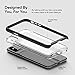 Caseology Skyfall for iPhone Xs Max Case (2018) - Clear Back & Slim Fit - Black
