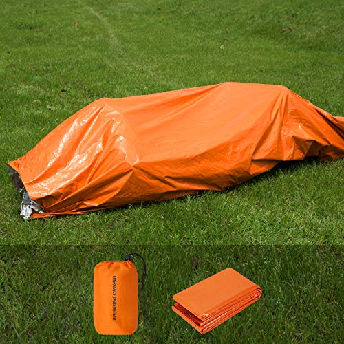 KOMEX 2 Emergency Sleeping Bag with 1 Shelter Survival Tent 24 Person