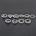 Rings,Lisingtool 10 Pcs/ Set Boho Fashion Arrow Moon Midi Finger Knuckle Rings