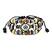 LNKRE JEWELRY Charm Evil Eye Multi-Strand Braided Beads Leather Wrap Bracelet A1