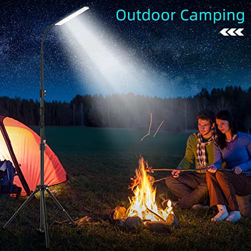 SUDISER Camping Light Lantern Outdoor, 5V Tripod Portable Outdoor Led Work Light, Powered by Power Bank Camping Lamp for Emergency Light, Tent Light, BBQ, Night Fishing（2022 Early Release ）