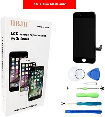 LCD Screen Replacement with 3D Touch Screen Digitizer Frame Assembly Set for iphone 7 Plus(black)