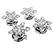 Chicone Snowflask Hair Coils Swirls Twists Spirals Springs Pins for Bridal Wedding Prom Set of 10