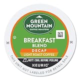 Green Mountain Coffee Decaf Breakfast Blend  (Light Roast Coffee), K-Cup Portion Pack for Keurig K-Cup Brewers (Pack of 24)