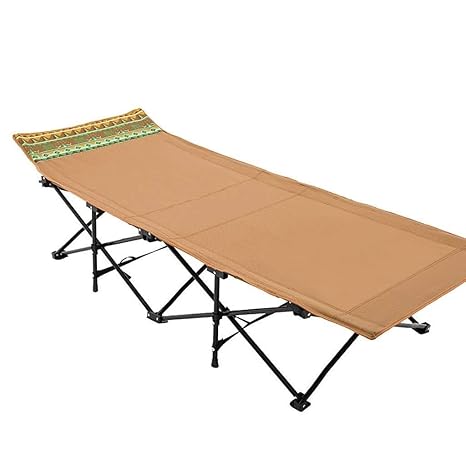 Zryh Chaise Longue Camping Lit Pliant Inclinable Réglable