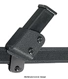 Safariland 773 Competition Open Top Magazine Pouch, Double Stacked 9mm Magazines (GL17, 22), STX Tactical Black, Right Hand, Els Fork