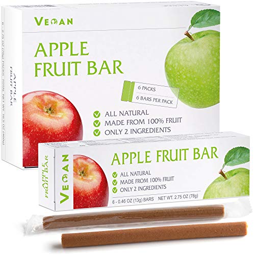 IvanValley Apple Bar Healthy Fruit Snacks Individual Packs (6 Count