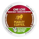 Marley Coffee, One Love, 100% Organic Ethiopia Yirgacheffe, Medium Roast, 24 Single Serve RealCups
