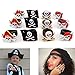 Rubber Pirate Rings - 2 Dozen Pirate Night on Cruise, Halloween, Costume Dress Up for Party, Easter Egg Fillers, and More, Dazzling Toys, Black