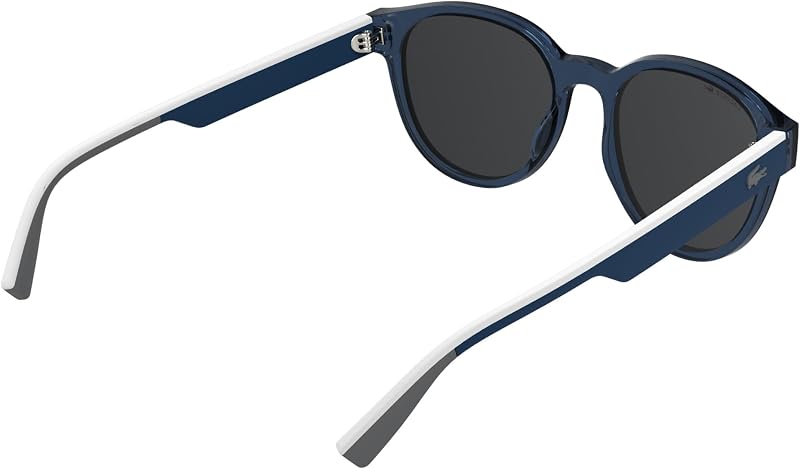 Men's Sunglasses L6088S - Transparent Blue with Solid Grey Lens