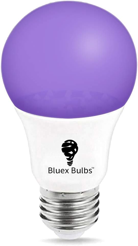 UV LED Black Light Bulb, Blacklight UV Lightbulb Replacement LED Ultra Violet LED Fishing Aquarium LED Light Bulb by Bluex Bulbs (1 Pack)