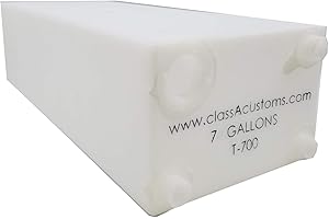 CLASSACUSTOMS Class A Customs | T-0700 | One (1) 7 Gallon RV Fresh and Gray Water Holding Tank RV Concession