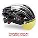 VICTGOAL Bike Helmet Strong Magnetic Helmet Goggles Visor for VG103 Bicycle Helmet (Yellow)