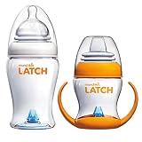 Munchkin Latch 8 Ounce BPA-Free Bottle with Transition Training Cup