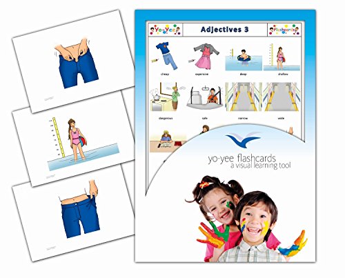Adjectives Flash Cards - Vocabulary Picture Cards - Set 3