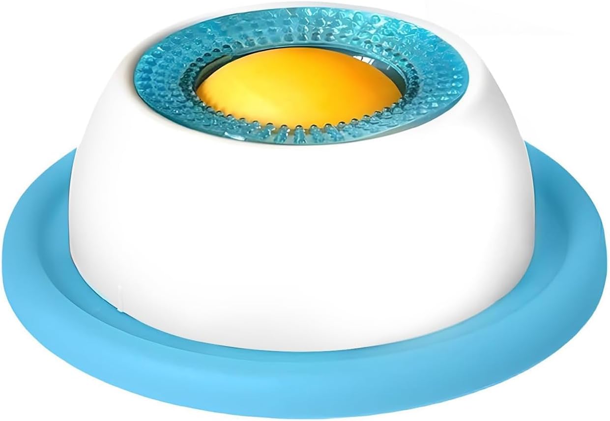 Pet Lick Bowl for Dogs Cats, Liquid Food Slow Feeder, Dog Licks Roll Ball, Non-Slip Licking Bowl Enrichment Toys for Dog