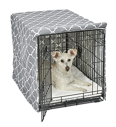 New World Capa para caixa de cachorro com protetor de tecido de teflon, capa para caixa de cachorro serve para caixas de cachorro de 86 cm New World e Midwest