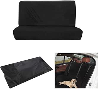 lossomly Funda De Asiento De Coche De Banco Trasero Impermeable