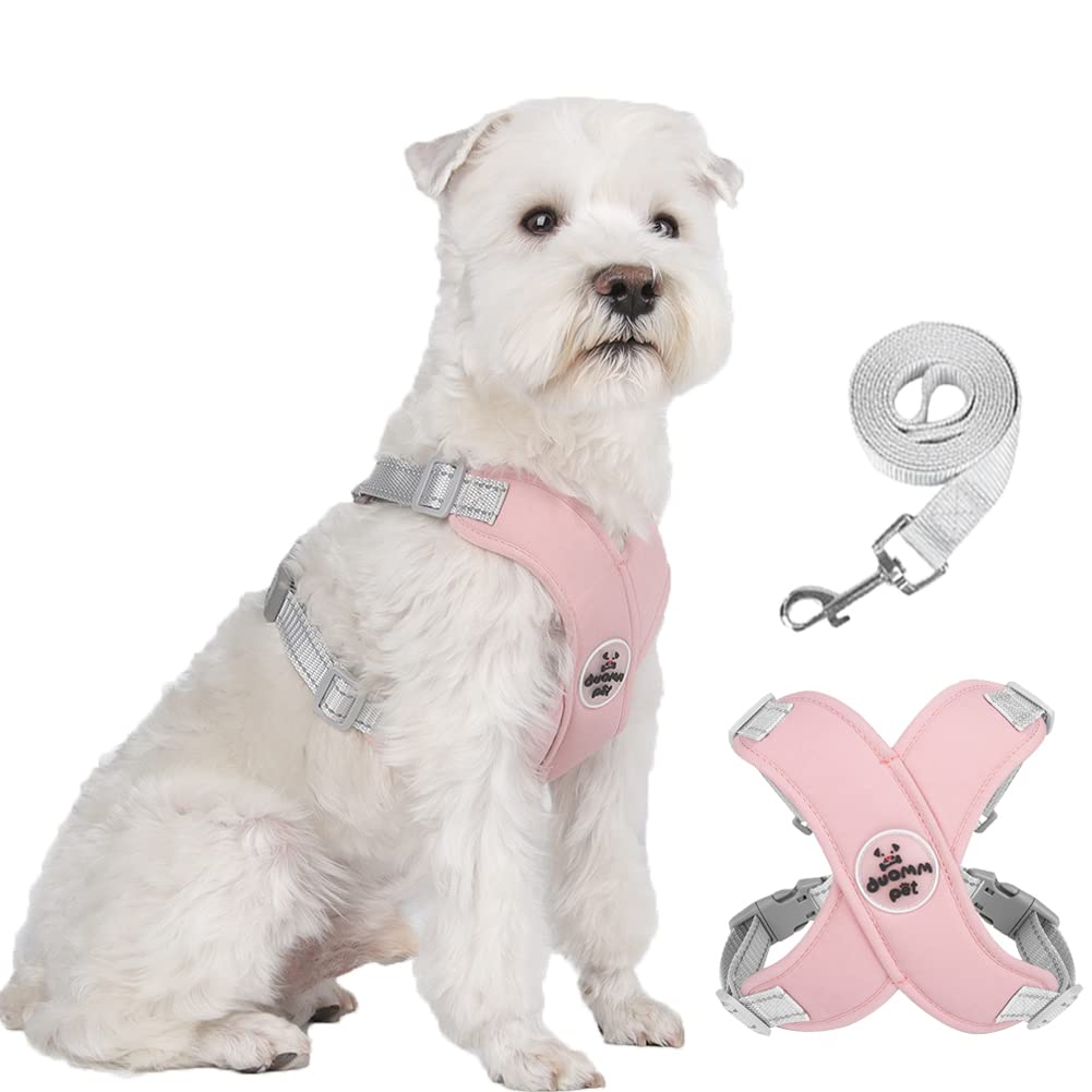 Photo 1 of FEimaX Dog Harness Pet X Frame No Pull Step-in Harnesses with Leash Set, Adjustable Reflective Choke Free Puppy with Padded Vest for Small, Medium Dogs and Cats Walking Training