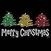 Christmas Tree Crystal Iron On T Shirt Design Transfer