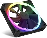 NZXT F120 RGB Fans RF-R12TF-B1 Triple RGB Fan and Controller Black 120mm view 4
