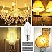 9-Pack,7 Watt Salt Lamps and Night Light Replacement Bulbs, Crystal Clear Glass,C7/7 Watt/120 V/45 Lumen,E12 Candelabra Base Long Life Bulbs