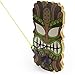 Sol Coastal Big Kahuna Wooden Hook & Ring Toss Game, Tiki Mask with Bottle Opener, All Hardware Included