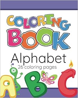 Download Coloring Book Alphabet 26 Coloring Pages M K P 9798651717002 Amazon Com Books