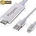PINYUAN HDMI Adapter Cable, 6.6ft High Speed HDMI Digital AV Adapter 1080P HDTV Cord Compatible with iPhone X/8/7/6/plus iPad iPod iPhone to HDMI Cable,Plug and Play