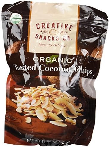 Creative Snacks Organic Toasted Coconut Chips, 16.0 Ounce by Creative Snacks