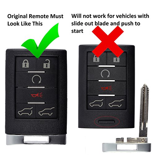 image for KeylessOption Keyless Entry Remote Control Car Key Fob Replacement for