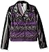 Disney Girls' Big Descendants Python Moto Jacket, Multi, M