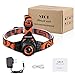 Rechargeable Led Headlamps, Zoomable, 160LM (dark orange)