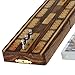 ShalinIndia Cribbage Boards and Pegs Set with Storage - 5 inches by 3 inches by 2 inches - Great Gift for Adults