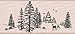 Hero Arts Rubber Stamps K5524 Winter Scene Woodblock Stamp