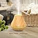 TaoTronics Essential Oil Diffuser, 400ml Wood Grain Aroma Diffuser for Aromatherapy (Noiseless 14 Hours Continuous Mist, PP Build, Diffusers for Essential Oils, Waterless Auto Shut-Off Protection)