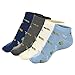 Mcool Mary Womens Ankle Socks, Low Cut Pineapple Socks Funky Non-Slip No Show Cotton Casual Socks 4 pack