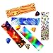 Pick-a-Palooza Custom Strip Pack for Guitar Pick Maker - Wide Variety of Strips for Crafting Picks with Any Pick Punch - Blaze