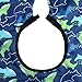 Salon Waterproof Hair Cut Hairdressing Barbers Cape Gown Sea Fish Patterned Barber Styling Cloak for, Blue, Medium