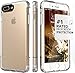 iPhone 8 Plus and 7 Plus Case, SaharaCase Inspire Protective Kit Bundled with [ZeroDamage Tempered Glass Screen Protector] Rugged Slim Fit Shockproof Bumper [Hard PC Back] Protection â€“ Clear