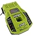 Ryobi P117 One+ 18 Volt Dual Chemistry IntelliPort Lithium Ion and NiCad Battery Charger (Battery Not Included, Charger Only) (Renewed)