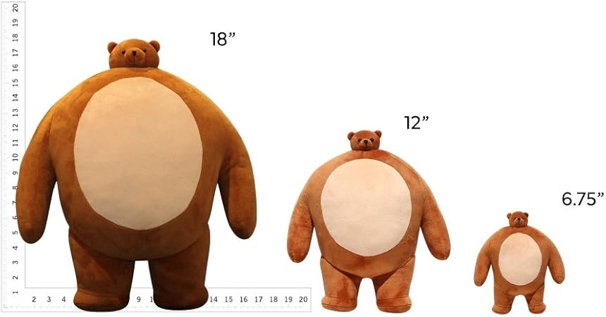 teddy bear with tiny head