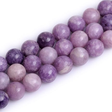 GEM-Inside 10mm Round Purple Tourmaline 