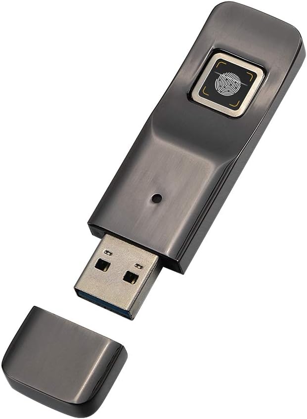 Hanwey Fingerprint Encrypted USB 3.0 Flash Drive 32GB High Speed Memory Stick Storage Security Pen Drive
