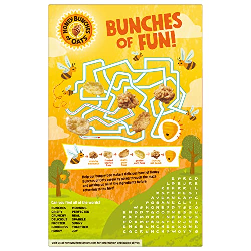 HONEY BUNCHES OF OATS CRUNCHY HONEY ROASTED CEREAL 18 OUNCE (PACK OF 1) BOX